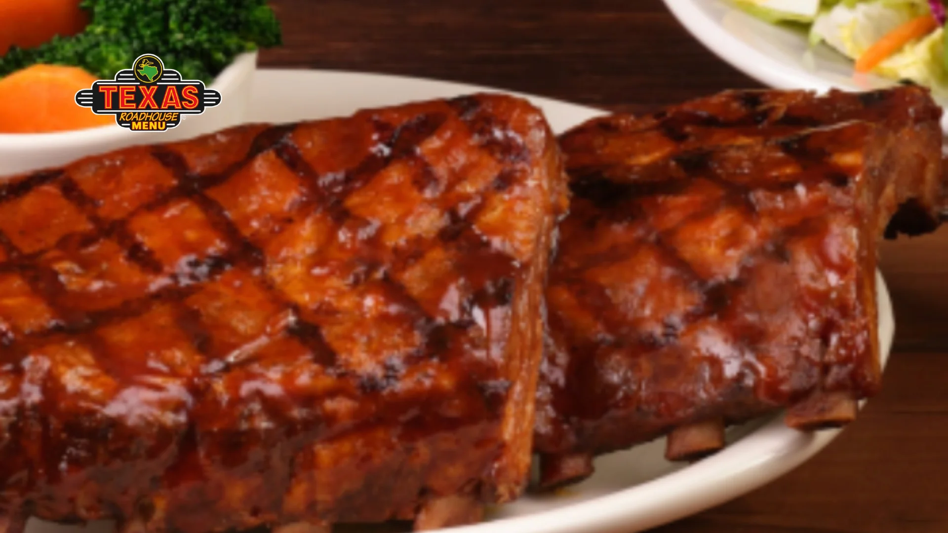 Full Slab Ribs served with a full plate ribs