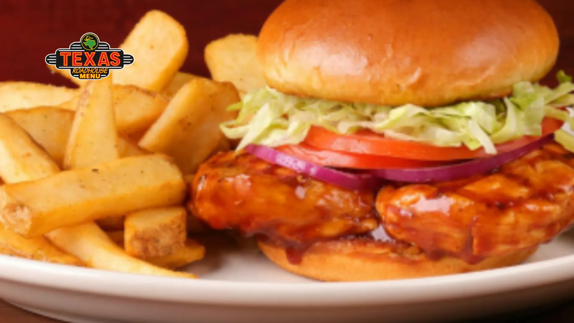 BBQ Chicken Sandwich served with chips