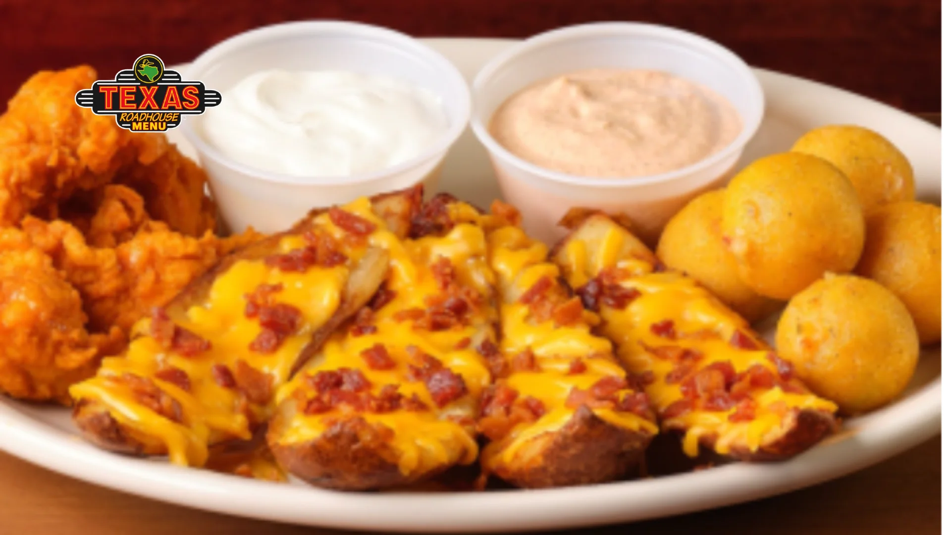 Combo Appetizer is a delicious plate with two tasteful sauces