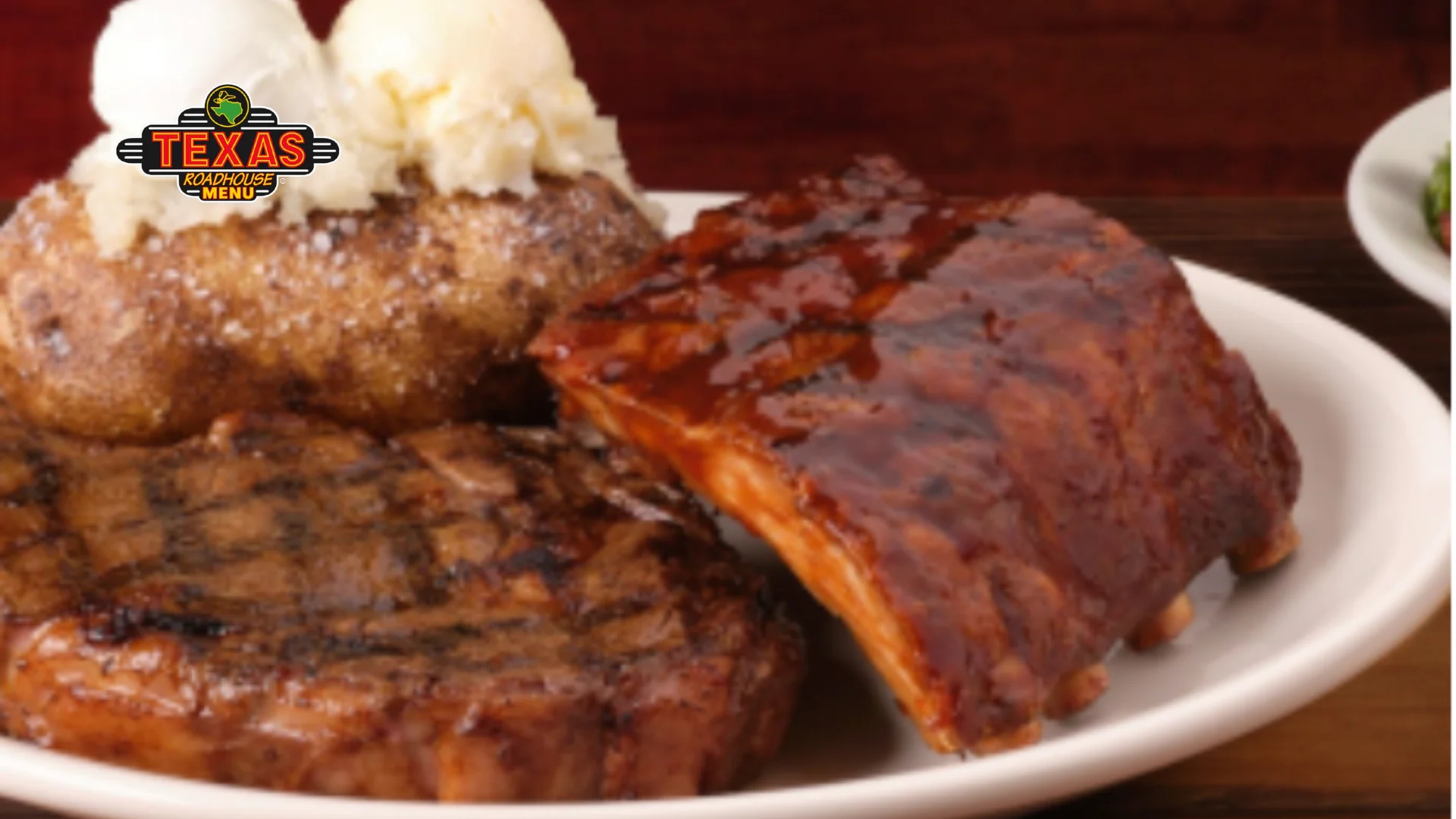 Ribeye* 12oz & Ribs served with marbling steaks
