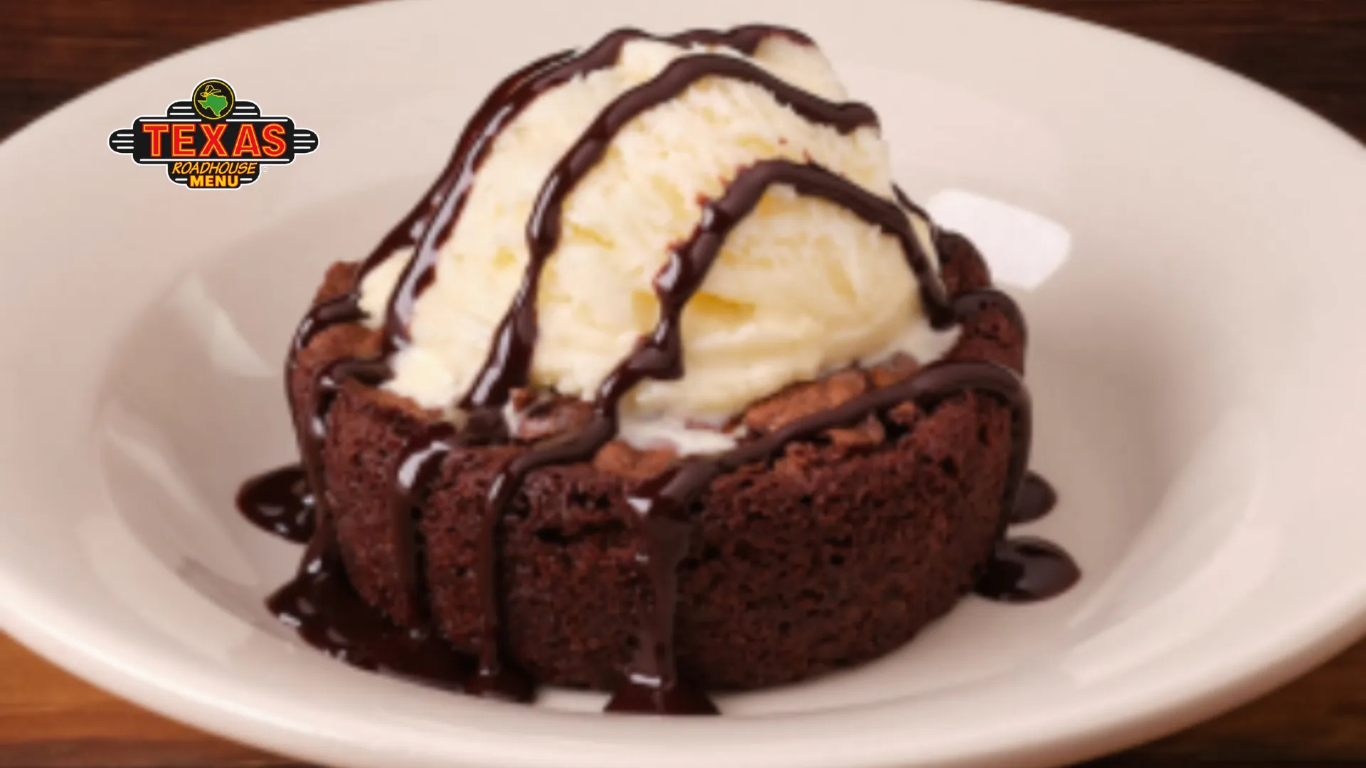Big Ol' Brownie with chocolate and cream